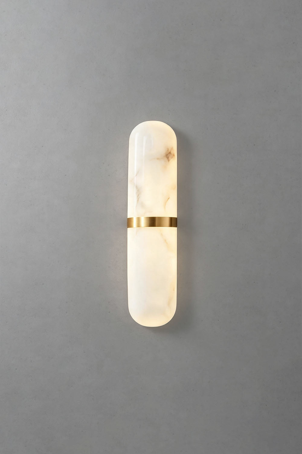 Sabine Capsule-alabastervæglampe | LED-vægbelysning