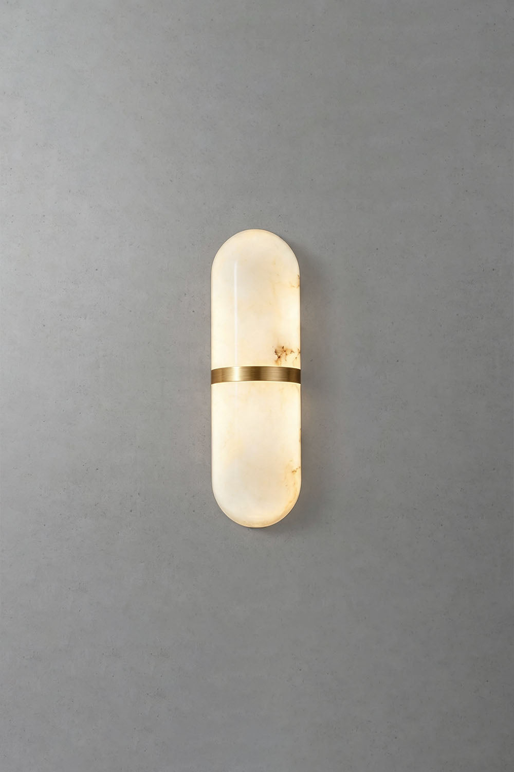 Sabine Capsule-alabastervæglampe | LED-vægbelysning