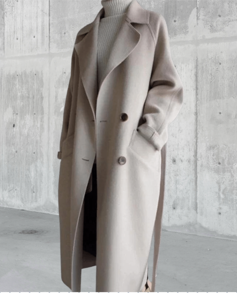 Long Wool Coat | Elegant Women's Winter Coat