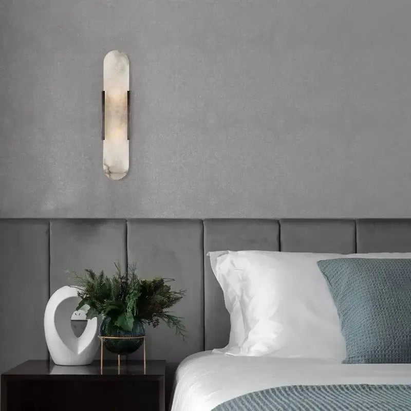 Posh Marble Lamp & Gold Roman Villa Sonce | Nordic Wandlamp