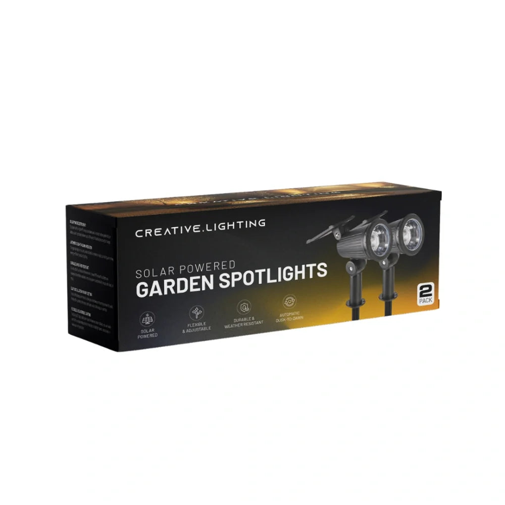 Tuinspot op zonne-energie | IP55-ledbuitenverlichting met 9 kleuren