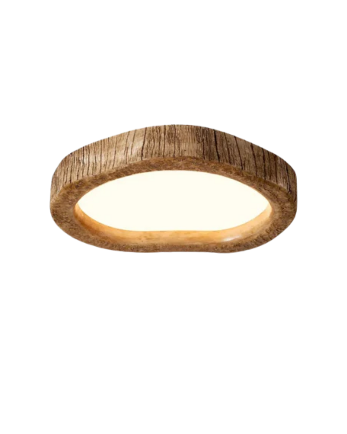 Scandinavische Nordic Plafondlamp | Moderne Houtlook Lamp