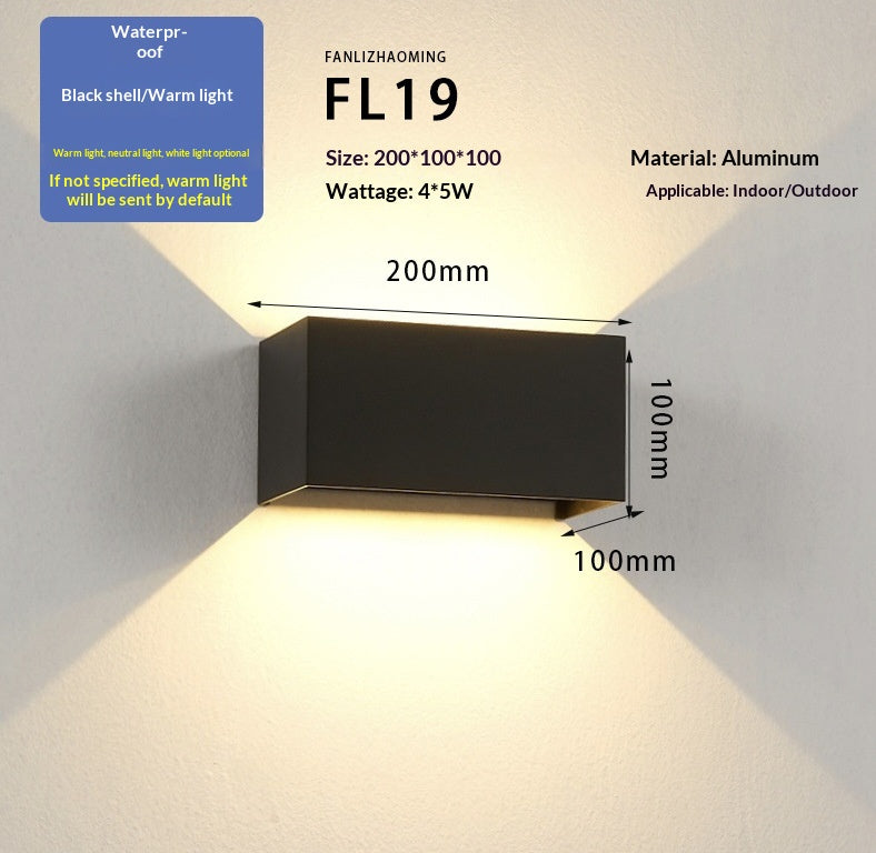Moderne Waterdichte Buitenwandlamp | IP65 LED Wandlamp