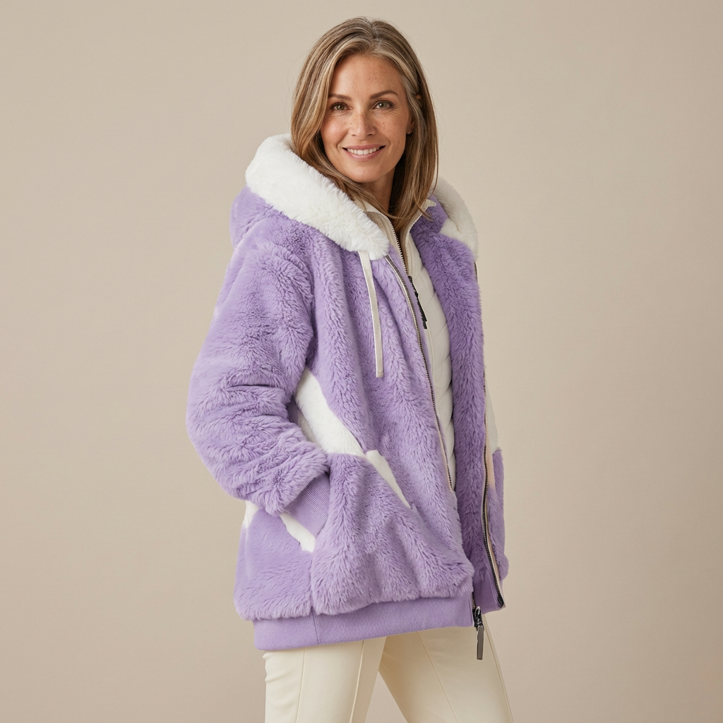 Chaqueta de invierno de mujer para el día a día | Chaqueta cálida con capucha