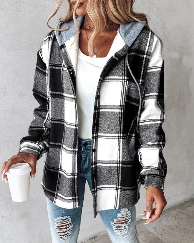 Sweat à capuche imprimé confortable pour femme | Sweat à capuche doux et décontracté pour tous les jours
