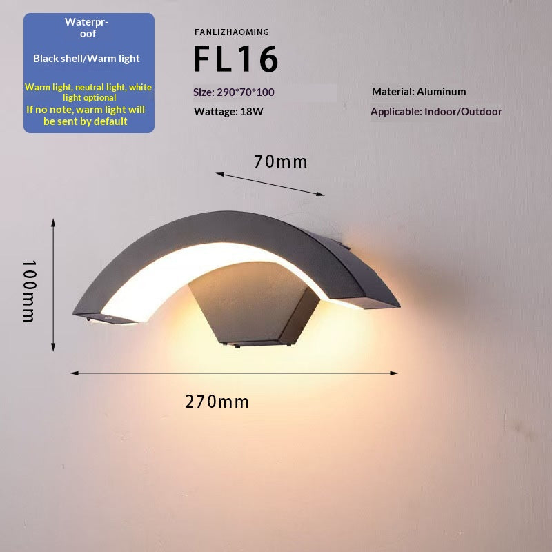 Moderne Waterdichte Buitenwandlamp | IP65 LED Wandlamp