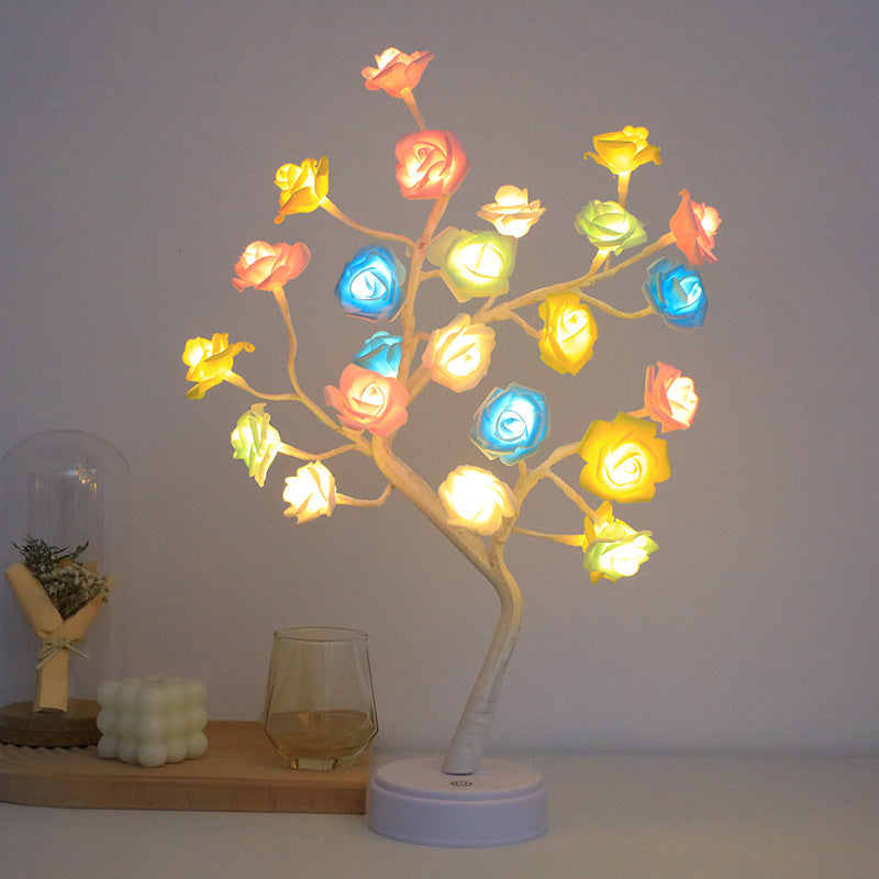 LED Rozenboom Lamp | Decoratieve Bloemenlamp Met Aanraakbediening