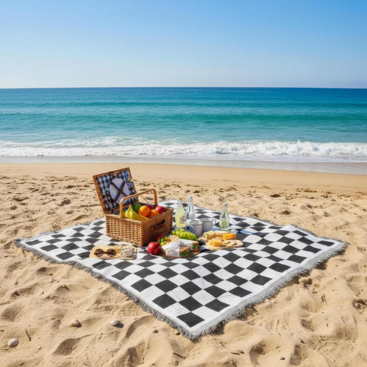 Picknickdeken Van Microvezel 130 × 180 cm | Zachte Buitendeken