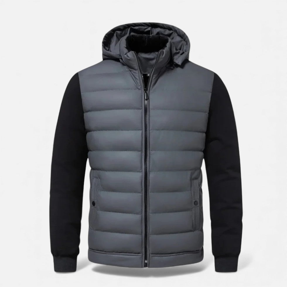 Gewatteerde Herenjas Met Capuchon | Warme Casual Winterjas