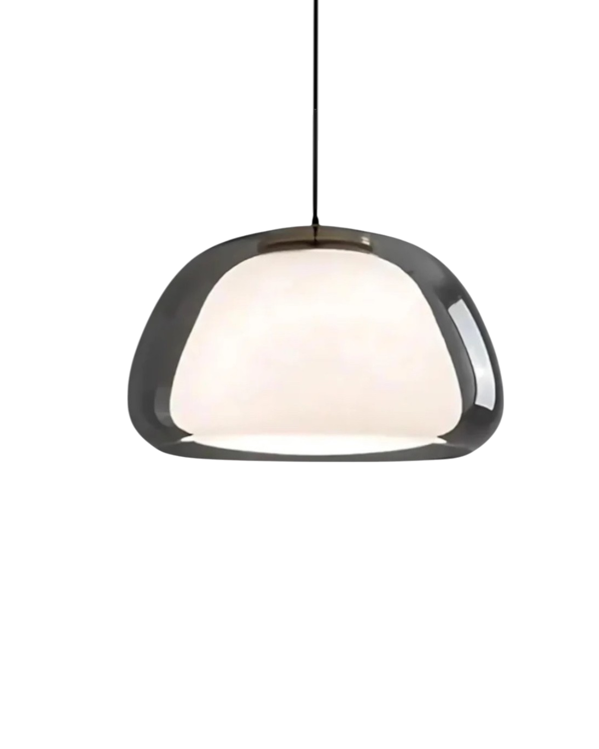 Kristalheldere Koepel Glazen Hanglamp | Japandi Luxe Verlichting