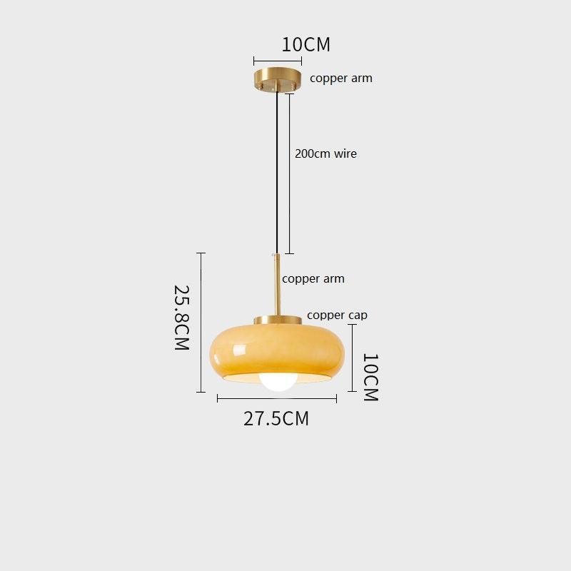 Retro Glazen Hanglamp | E27 Vintage Lamp Met Lamp