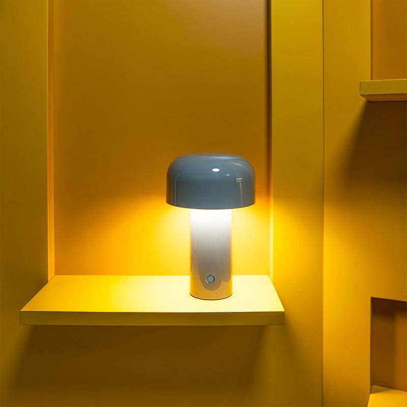 Draagbare Tafellamp | Retro Italiaans Paddenstoel Design