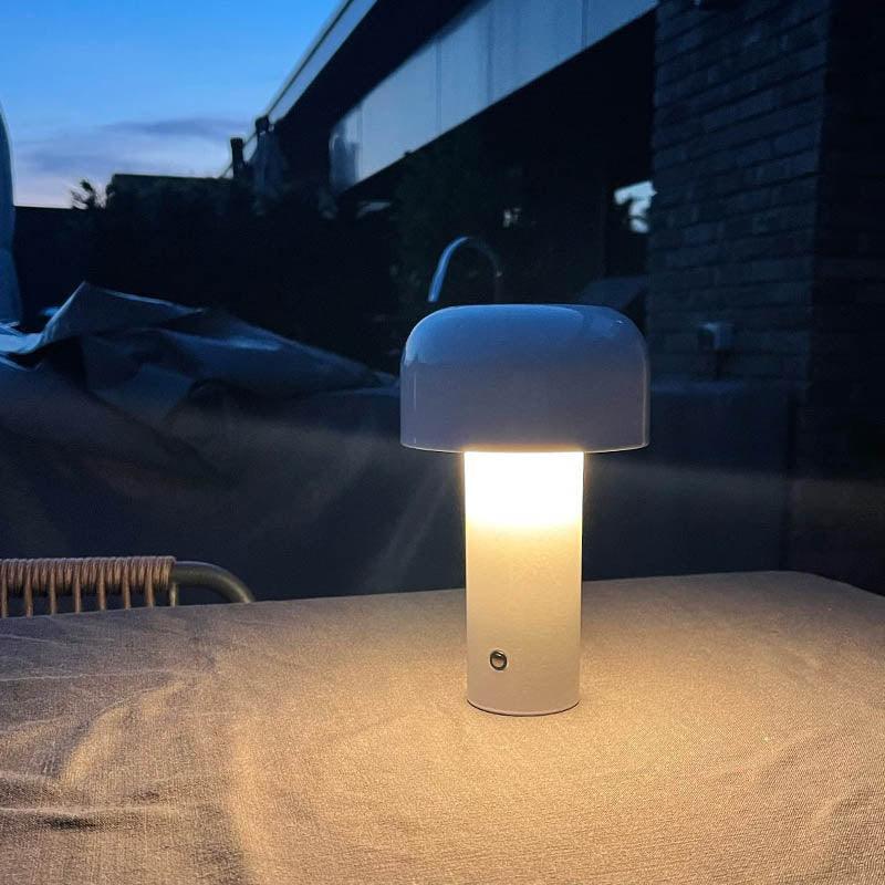 Draagbare Tafellamp | Retro Italiaans Paddenstoel Design