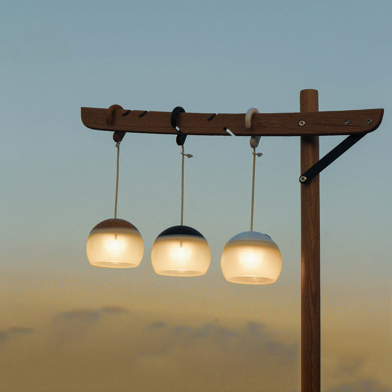 Draagbare USB LED Buitenlamp –  Hanglamp met Haak en 12 Uur Brandtijd