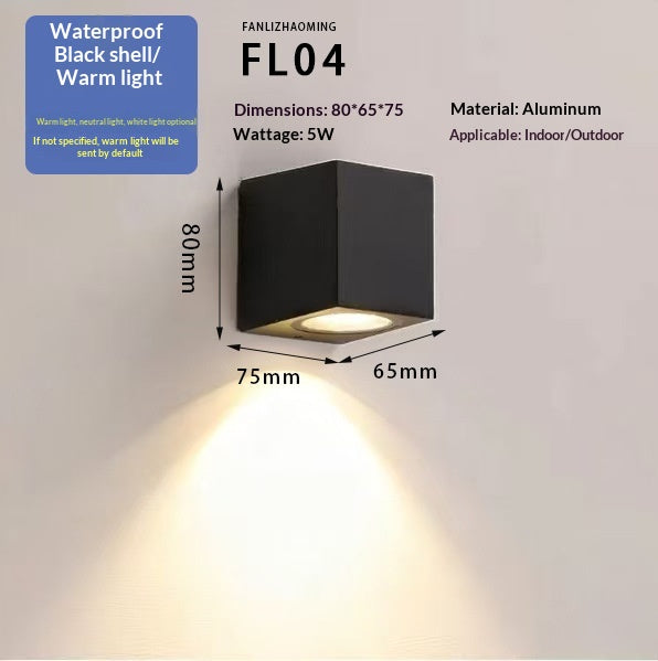 Moderne Waterdichte Buitenwandlamp | IP65 LED Wandlamp