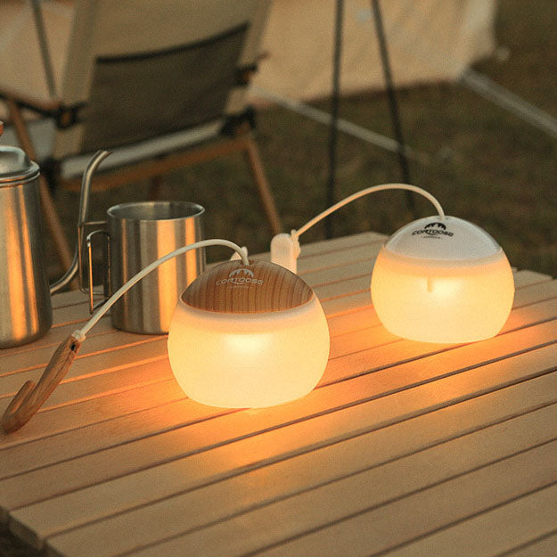 Draagbare USB LED Buitenlamp –  Hanglamp met Haak en 12 Uur Brandtijd