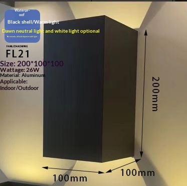Moderne Waterdichte Buitenwandlamp | IP65 LED Wandlamp
