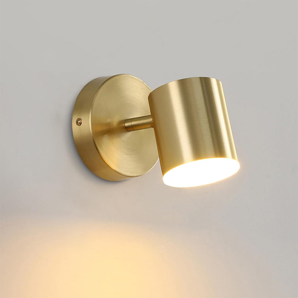 Skära – Minimalistische Wandlamp met Geïntegreerde LED & Gouden Afwerking
