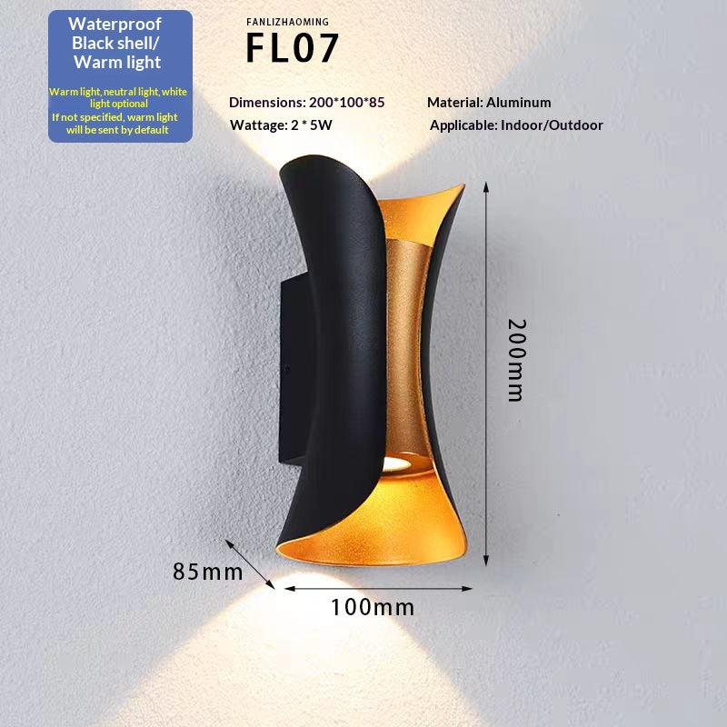 Moderne Waterdichte Buitenwandlamp | IP65 LED Wandlamp