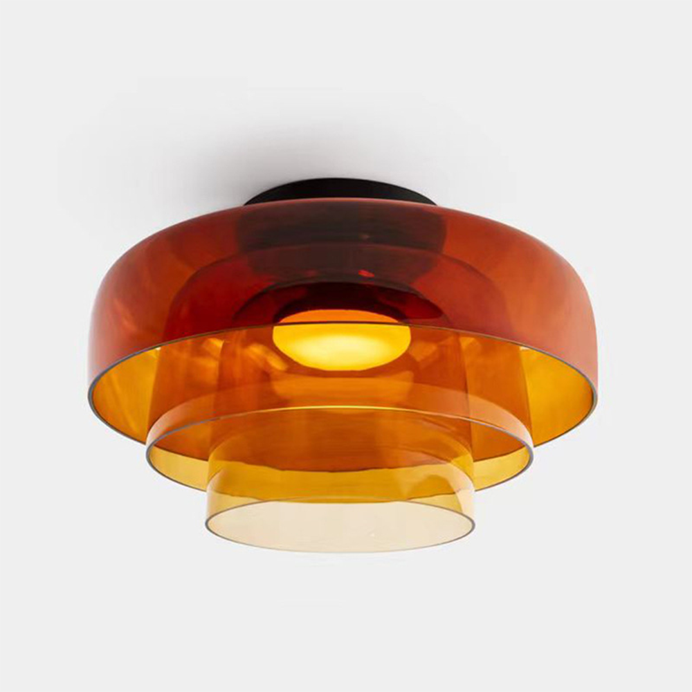 Moderne Designer Glas Loftlampe