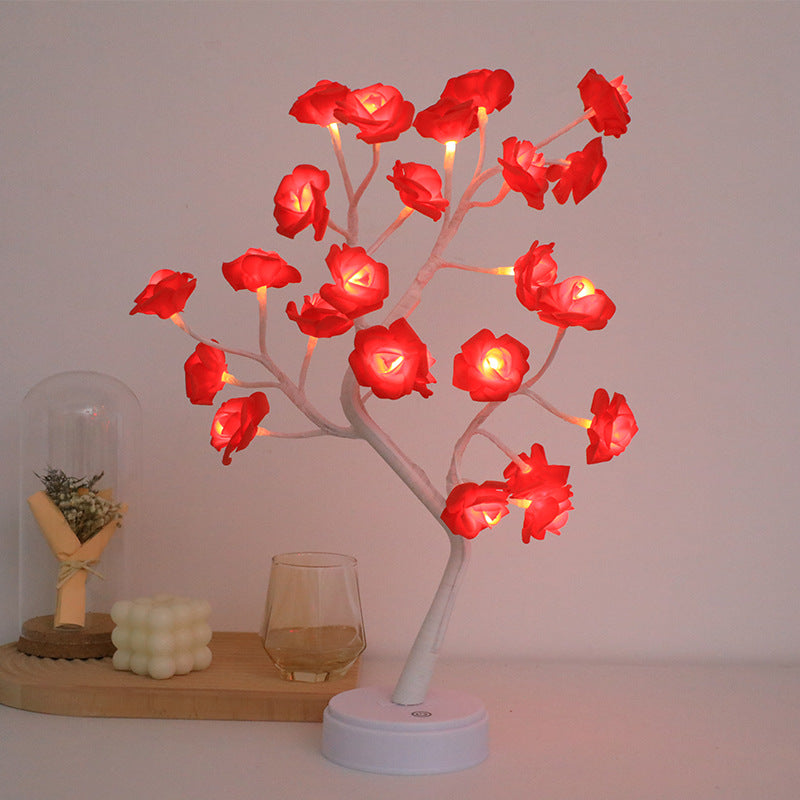 LED Rozenboom Lamp | Decoratieve Bloemenlamp Met Aanraakbediening