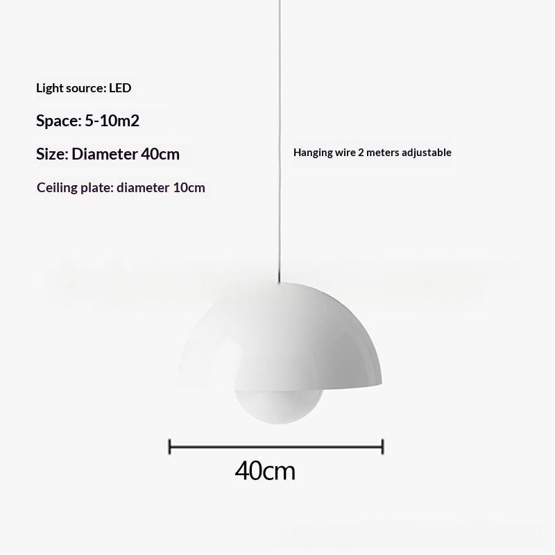 Scandinavische Bud Kleine Hanglamp | Enkele IJzeren Hanglamp