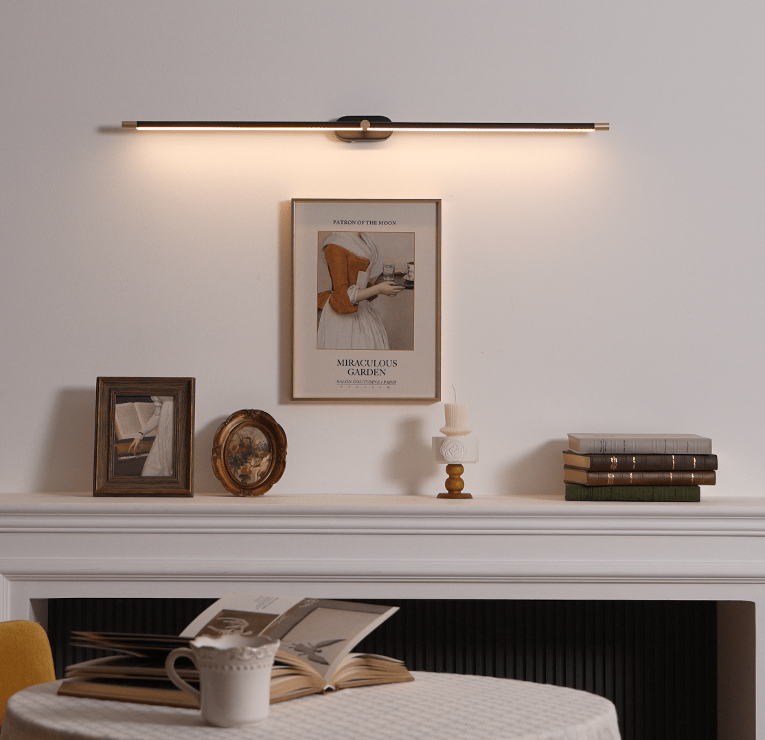 Lámpara de pared recargable minimalista | Iluminación LED inalámbrica para espejos
