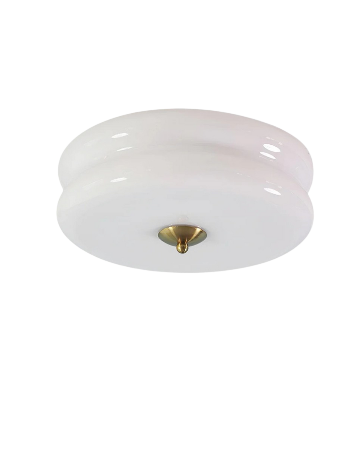 Minimalistische Vintage Plafondlamp Van Kunstglas | Elegante Lamp