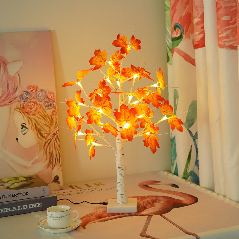 Halloween Pompoen Nachtlamp | Decoratieve Feestverlichting Met 24 Lichtpunten
