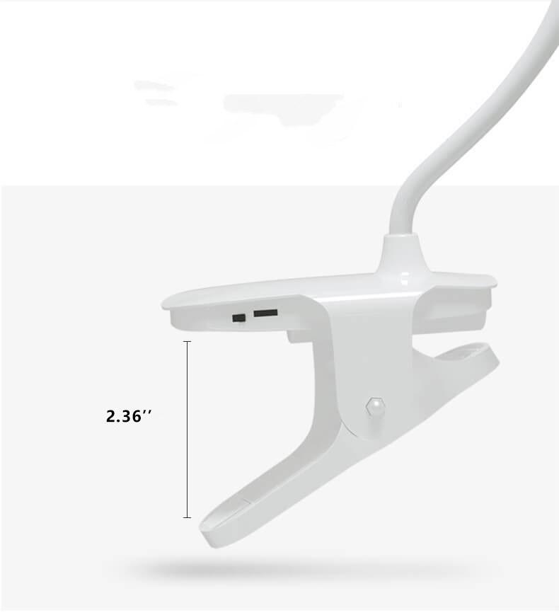 Moderne Hvid Bordlampe af ABS & PP – Minimalistisk Design