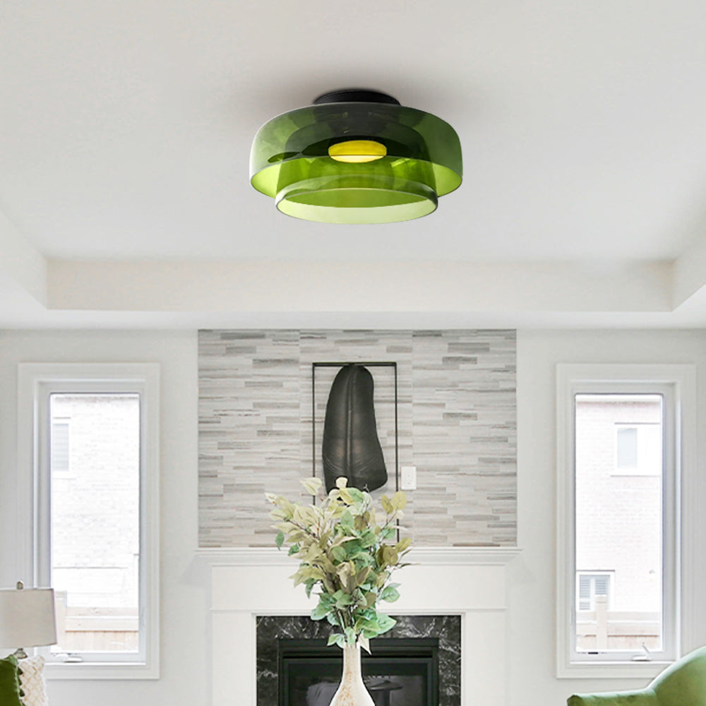 Moderne Designer Glas Loftlampe