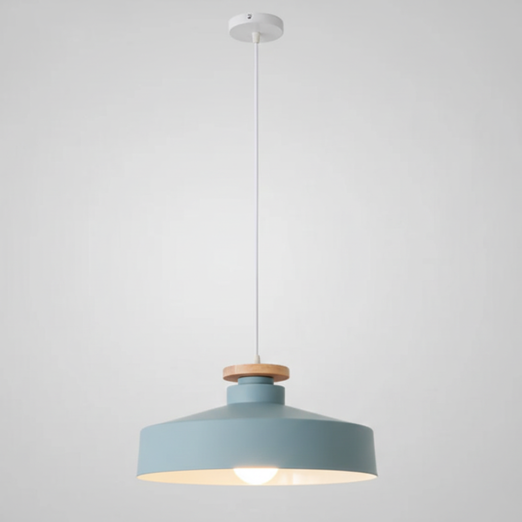 Scandinavische Houten Hanglamp | Moderne Minimalistische Plafondlamp