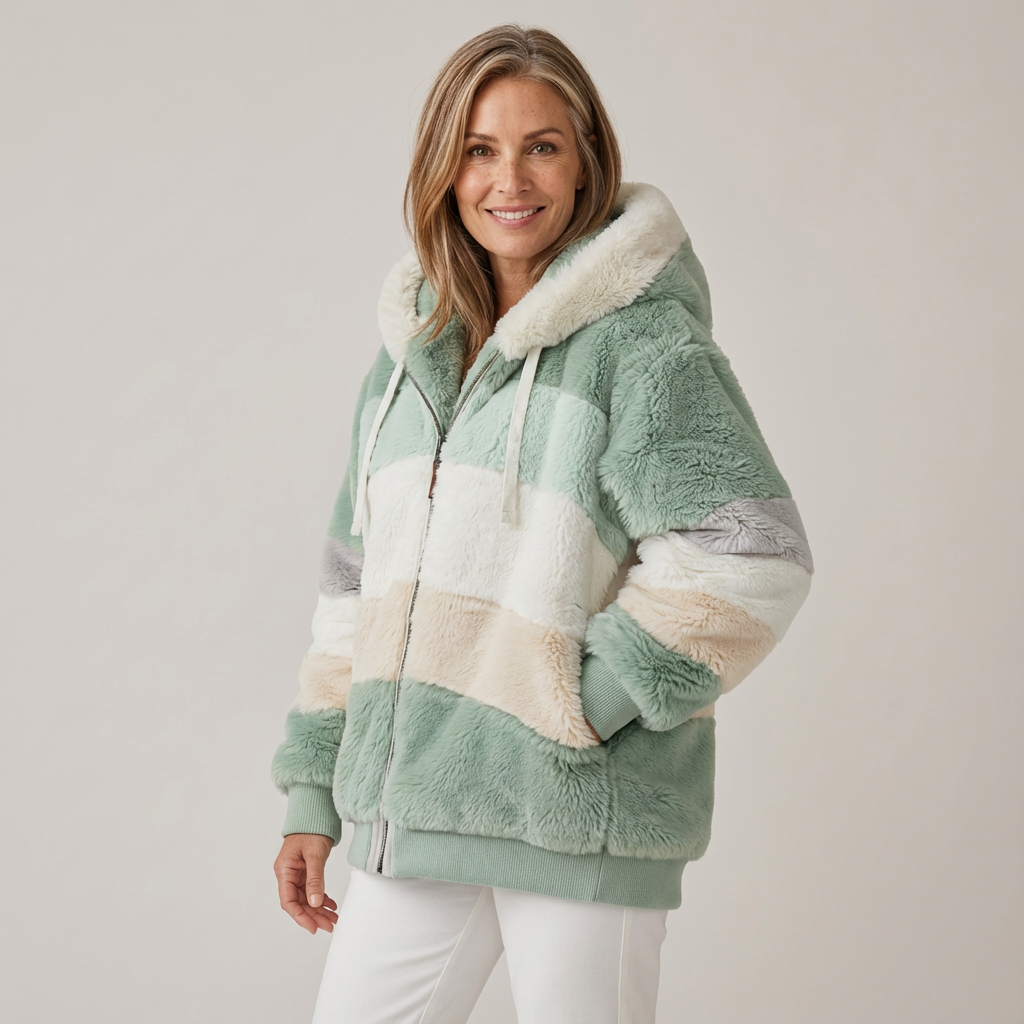 Chaqueta de invierno de mujer para el día a día | Chaqueta cálida con capucha