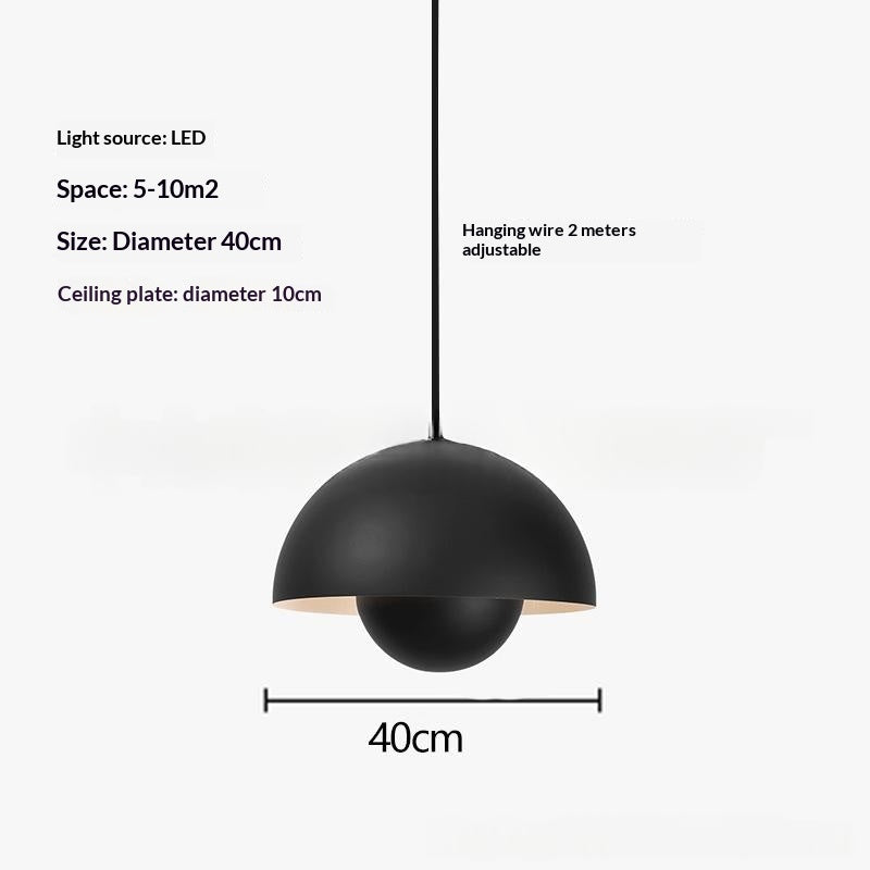 Scandinavische Bud Kleine Hanglamp | Enkele IJzeren Hanglamp