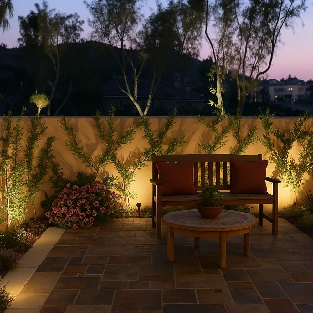 Tuinspot op zonne-energie | IP55-ledbuitenverlichting met 9 kleuren