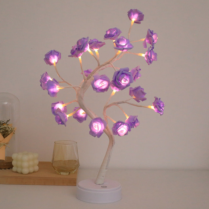 LED Rozenboom Lamp | Decoratieve Bloemenlamp Met Aanraakbediening