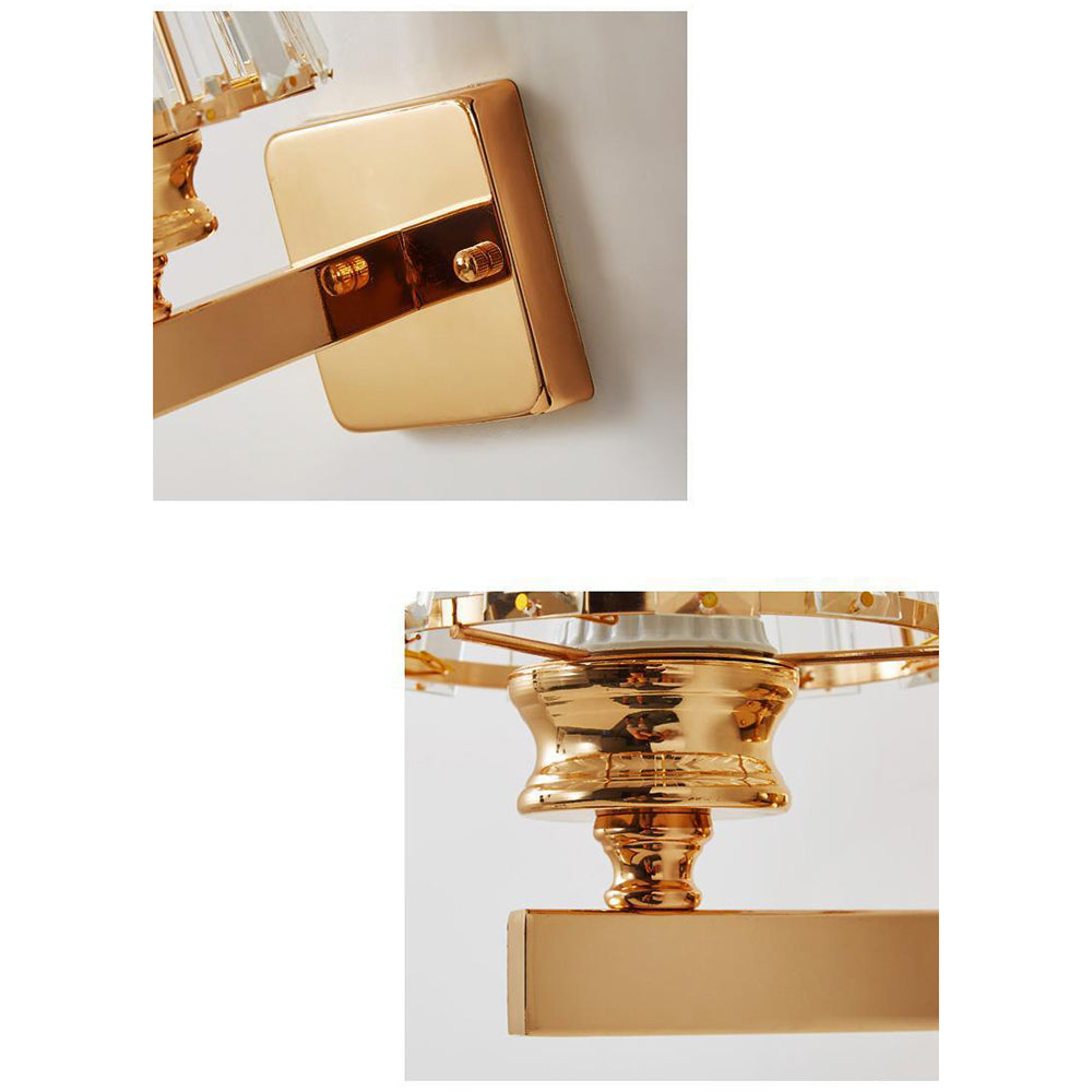 Luca – Vegglampe med Glasskjerm & Matt Svart Base
