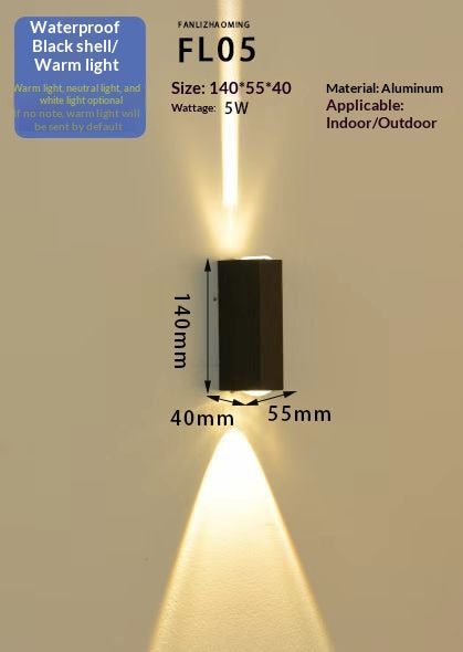 Moderne Waterdichte Buitenwandlamp | IP65 LED Wandlamp