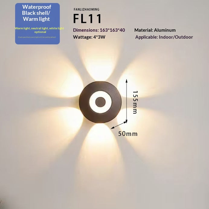 Moderne Waterdichte Buitenwandlamp | IP65 LED Wandlamp
