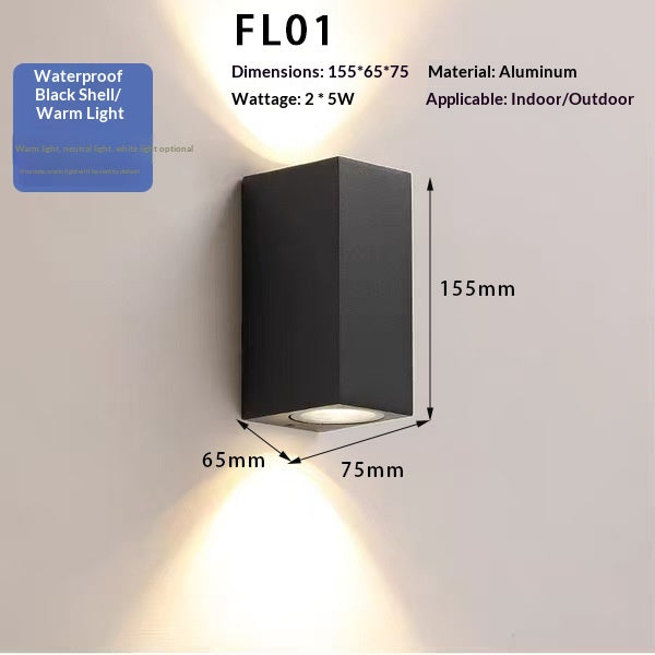 Moderne Waterdichte Buitenwandlamp | IP65 LED Wandlamp