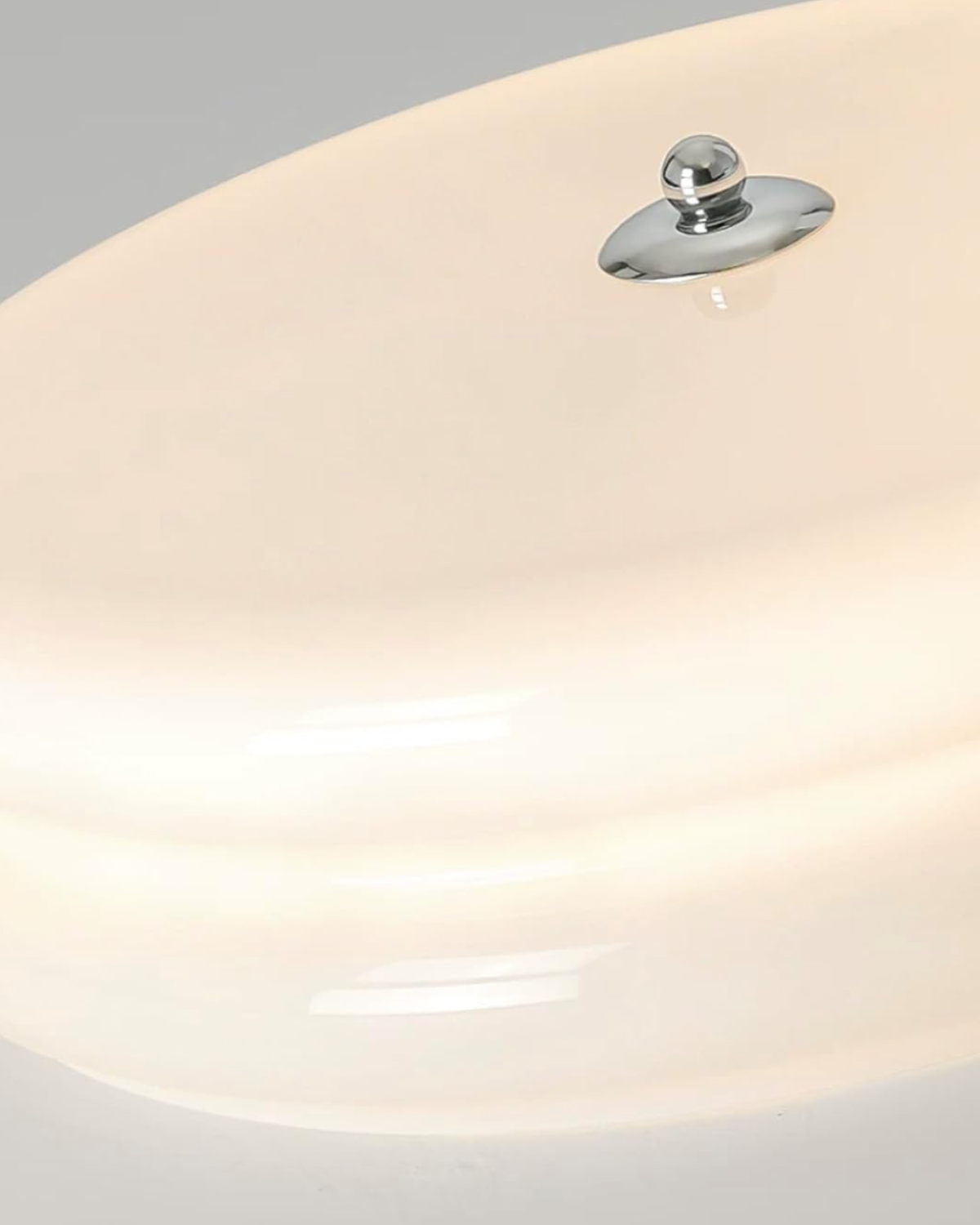 Minimalistische Vintage Plafondlamp Van Kunstglas | Elegante Lamp