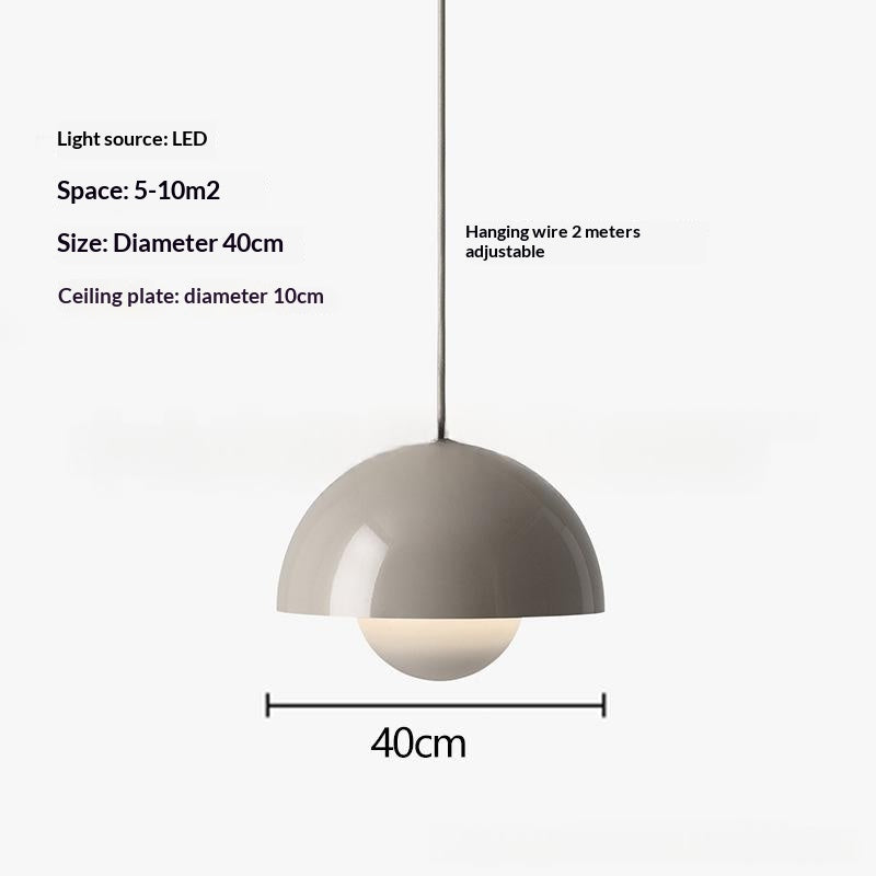Scandinavische Bud Kleine Hanglamp | Enkele IJzeren Hanglamp