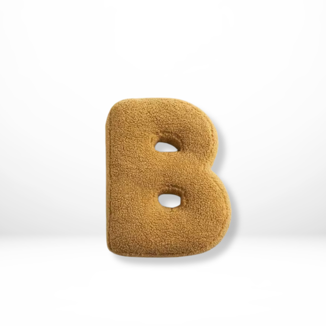 Coussin Décoratif Alphabet – Personnel, Doux & Unique