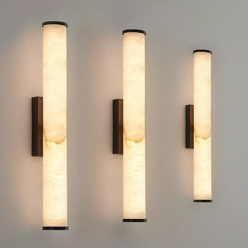 Luxe Marmeren Wandlamp | Spaanse Stijl LED Wandlamp
