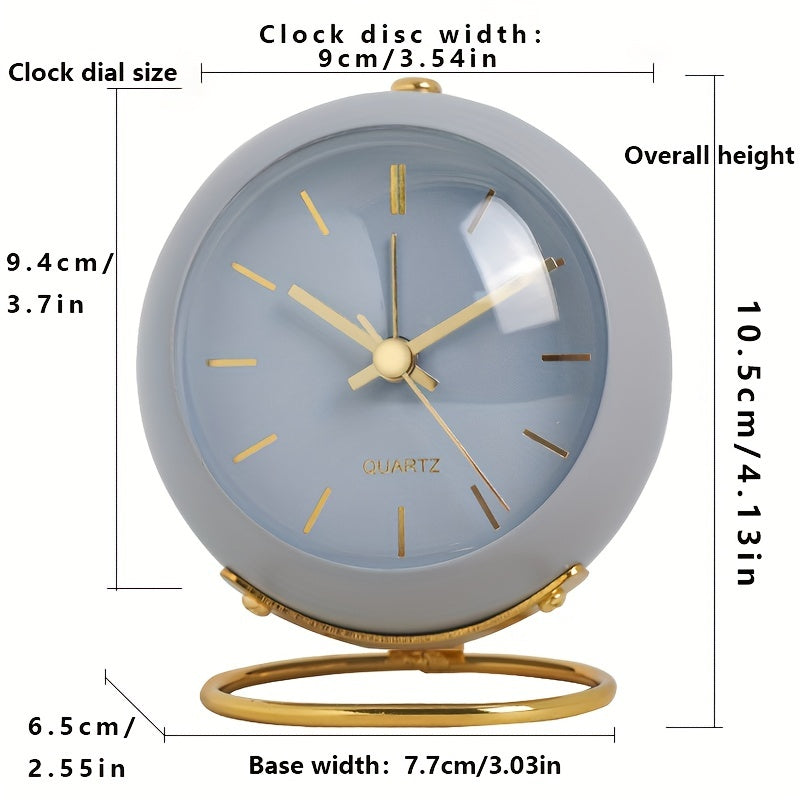 Scandinavische Tafelklok | Minimalistische Wekker Met Lichtgevende Wijzers