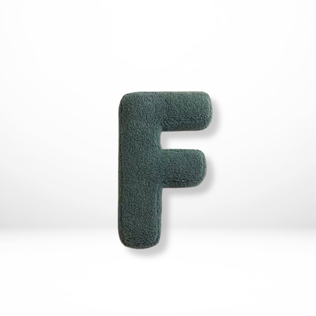 Coussin Décoratif Alphabet – Personnel, Doux & Unique