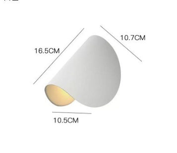 Scandinavische Moderne Wandlamp | Dimbare LED-Lamp 4,5W