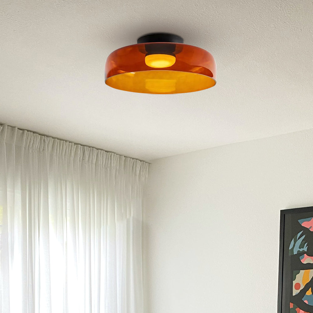 Moderne Designer Glas Loftlampe
