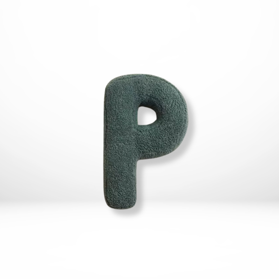 Coussin Décoratif Alphabet – Personnel, Doux & Unique