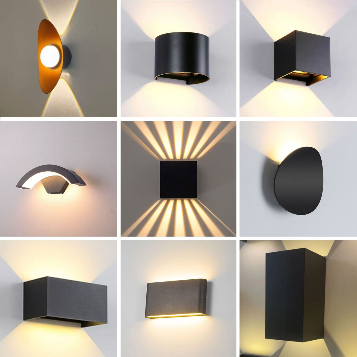 Moderne Waterdichte Buitenwandlamp | IP65 LED Wandlamp
